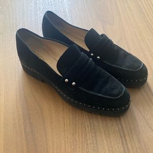 Italian Suede Leather Loafers - Size